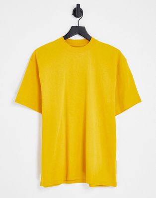 Topman oversized t-shirt in yellow