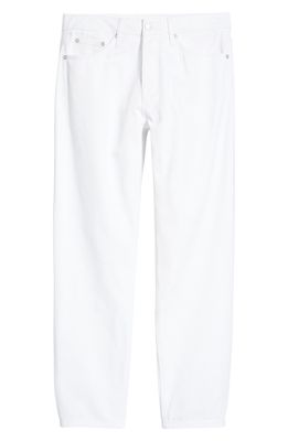 Topman Relaxed Button Fly Jeans in White