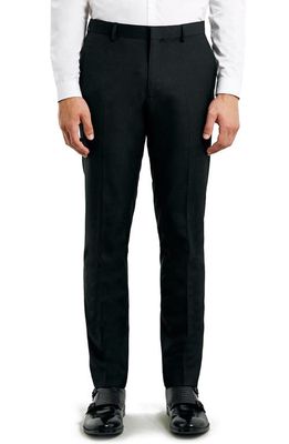 Topman Skinny Fit Black Suit Trousers