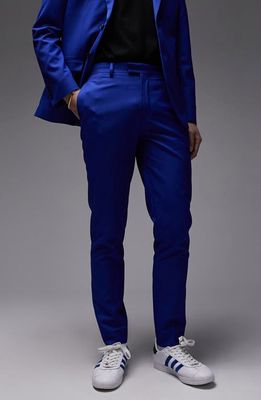 Topman Slim Suit Pants in Mid Blue at Nordstrom, Size 32 X 30