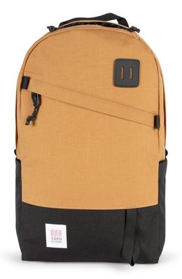 Topo Designs Classic Recycled Nylon Daypack in Khaki/Black