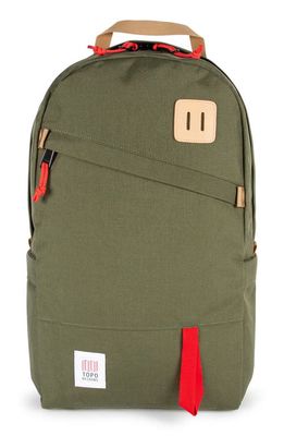 Topo Designs Classic Recycled Nylon Daypack in Olive/Olive
