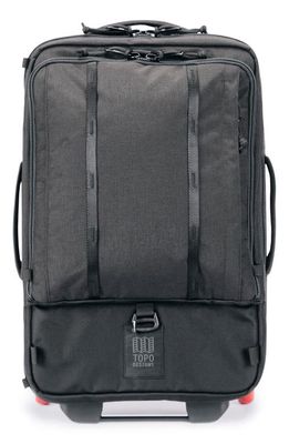 Topo Designs Global Travel Bag Roller in Black/Black