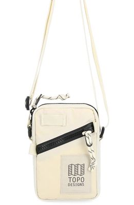 Topo Designs Mini Water Repellent Crossbody Bag in Bone White