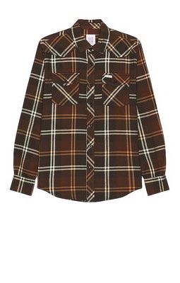 TOPO DESIGNS Mountain Plaid Shirt in Tan