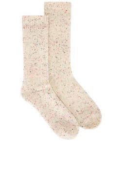 TOPO DESIGNS Mountain Sock in Cream.