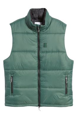 Topo Designs Mountain Water Resistant Puffer Vest in Forest