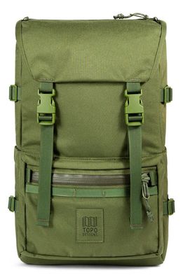 Topo Designs Rover Tech Backpack in Olive/Olive