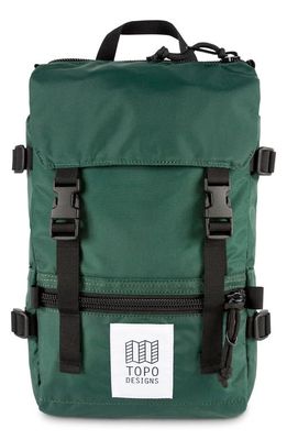 Topo Designs Rover Water Resistant Mini Backpack in Forest/Forest