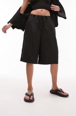 Topshop Board Shorts in Black