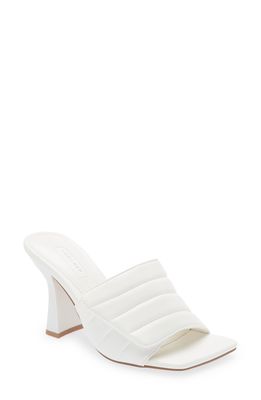 Topshop Ross Slide Sandal in White