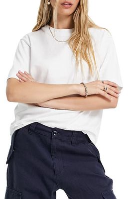 Topshop Ultimate Oversize Cotton T-Shirt in White