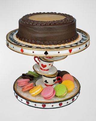 Topsy Turvy Teacup Cake Plate