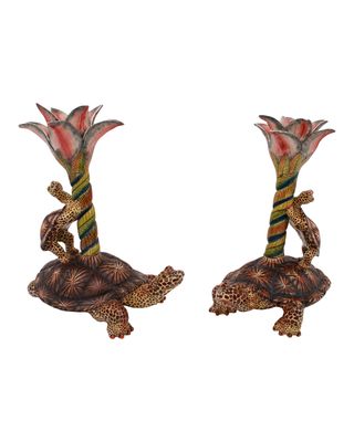 Tortoise Candle Holders