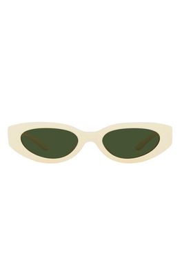 Tory Burch 51mm Cat Eye Sunglasses in Ivory