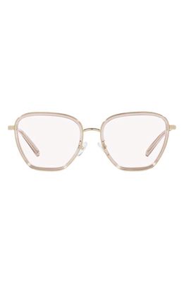 Tory Burch 53mm Square Optical Glasses in Clear