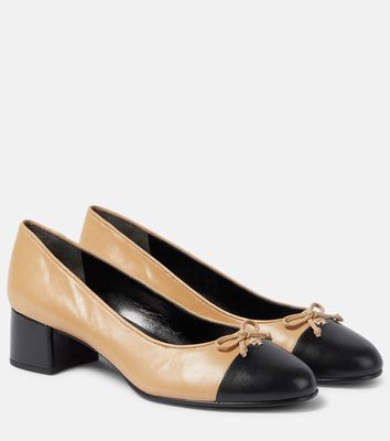 Tory Burch Bow-detail leather pumps