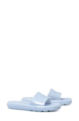Tory Burch Bubble Jelly Slide Sandal in Dew Blue