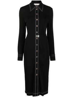 TORY BURCH buttoned-up pencil dress - Black