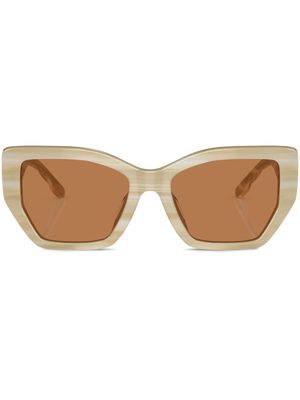 Tory Burch cat-eye frame sunglasses - 189073 Ivory Horn