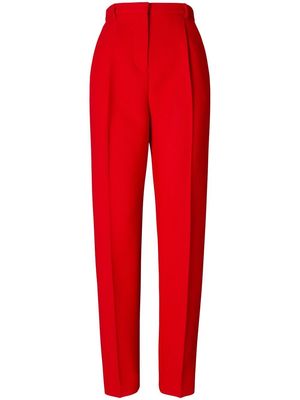 Tory Burch double-faced wool trousers - Red