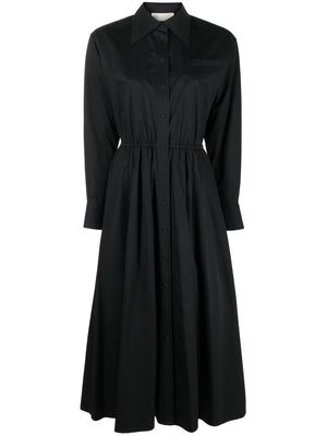 Tory Burch Eleanor cotton midi shirtdress - Black