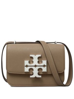 Tory Burch Eleanor leather pebbled crossbody bag - Brown