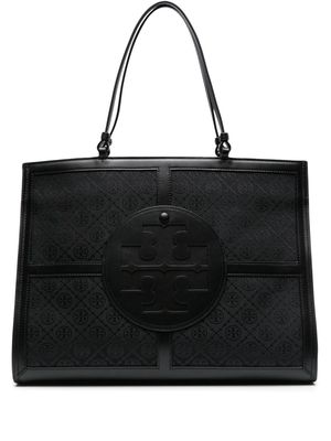 Tory Burch Ella Quadrant T-monogram tote bag - Black