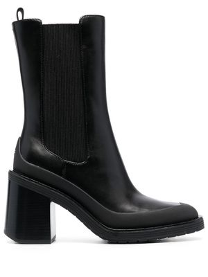 Tory Burch Expedition Chelsea leather boots - Black