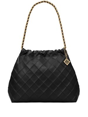 Tory Burch Fleming Soft leather tote bag - Black