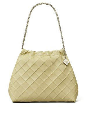 Tory Burch Fleming Soft leather tote bag - Neutrals