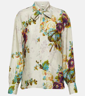 Tory Burch Floral satin blouse