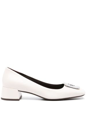 Tory Burch Georgia 35mm leather pumps - Neutrals
