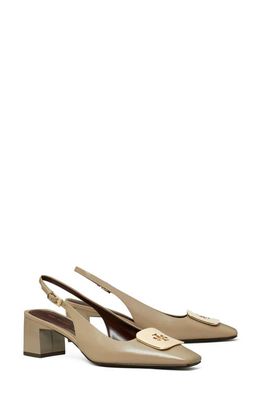 Tory Burch Georgia Slingback Pump in Dark Elk