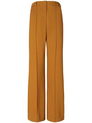 Tory Burch high-waist wide-leg trousers - Brown