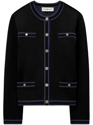 Tory Burch Kendra jacquard cardigan - Black