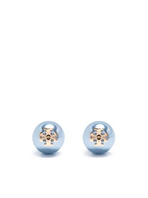 Tory Burch Kira pearl-detail earrings - Blue