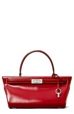 Tory Burch Lee Radziwill Leather Cat Eye Bag in Red Stone