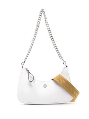 Tory Burch Mercer leather crescent bag - White