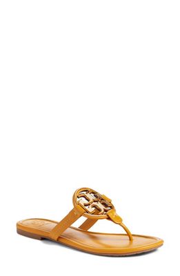 Tory Burch Metal Miller Leather Sandal in Golden Rod /Gold