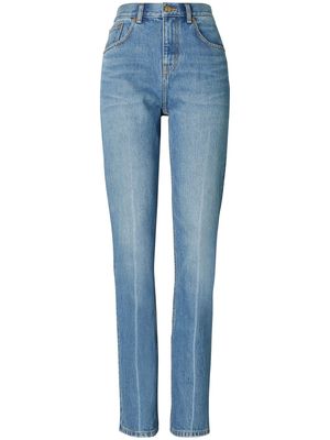 Tory Burch mid-rise straight-leg jeans - Blue