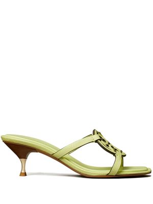 Tory Burch Miller Bombé 55mm leather mules - Green