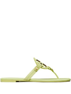 Tory Burch Miller logo-motif flip flops - Green