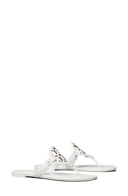 Tory Burch Miller Sandal in Optic White Patent