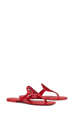Tory Burch Miller Square Toe Sandal in Tory Red