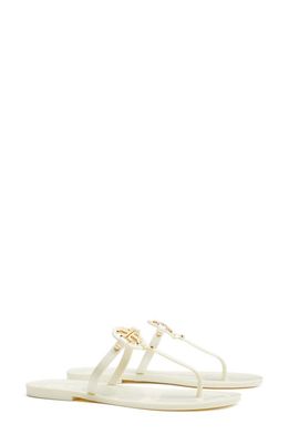 Tory Burch Mini Miller Jelly Thong Sandal in Ivory
