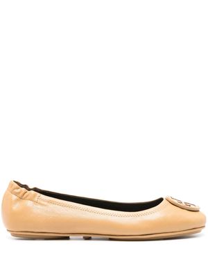 Tory Burch Minnie Trave ballerina shoes - Neutrals