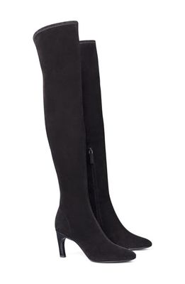 Tory Burch Over the Knee Boot in Perfect Black /Nero