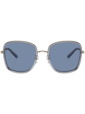 Tory Burch oversize-frame sunglasses - 335872 Crystal Blue
