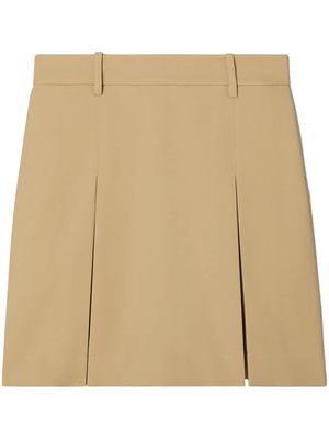 Tory Burch pleated golf miniskirt - Neutrals